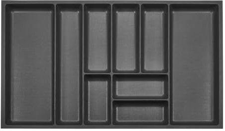 ORGA-BOX 3 Portaposate profondità: 473 x larghezza: 791 mm antracite con struttura in tela per cassetti da 90 cm, ad esempio nelle cucine Nobilia dall'08.2012.