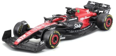 Bburago F1 AlfaRomeo C43 (2023), Bottas: Formel 1-Modellauto im Maßstab 1:43, ab 3 Jahren (18-38085B)
