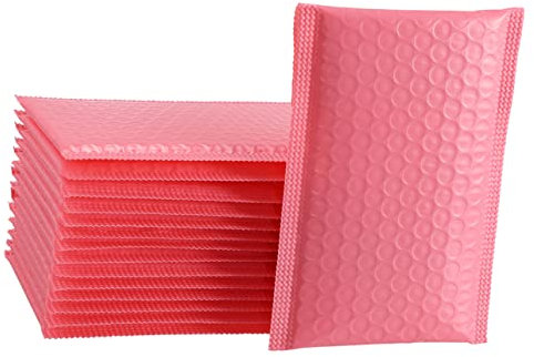 STOBOK 100stücke Schmuckversandtaschen Aus Pe-material Gepolsterte Versandtaschen Stoßfeste Verpackungsumschläge Mit Luftpolsterfolie Reißfeste Versandtaschen Für Kleine Unternehmen Hübsc