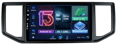 MISONDA Built-in DSP 4G LTE DAB+ HDMI Octa-Core Car Stereo Android 14 Radio Player 10 inch IPS GPS Navigation 6GB RAM 128GB ROM Bluetooth CarPlay For VW Amarok Crafter Van Man 2017-2021