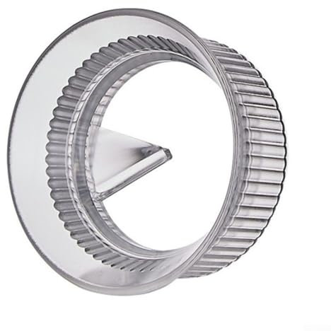 Plastic Coffee Dosing for RING Tamper 90MM Prevent Powder Overflow, Suitable for Moka Pots (Transparent 90MM)
