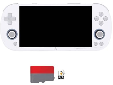 WANENGEDIY SMART PRO Handheld Game Console + Surwish CrossMix OS with Best ROMs 256G TF Card, 4.96-inch Gaming Console for Adult Support A133P Processor Linux