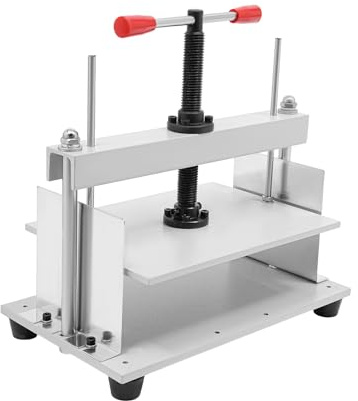 Fermoirper Papierbrikettpresse,1.5T Manuelle Papierpresse Stahl für A4-Papier, Rechnungen, Belegen, Büchern und Zeitschriften 21.5x36.5x33cm