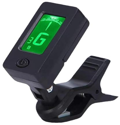 Ukulele -Tuner -Clip ON - Digitales Tuning -Tool, tragbarer Clip -On | Tuner | Praktischer Ukulele -Tuner, einfaches Setup für genaue Notizen, perfektes Zubehör für Musiker und Spieler