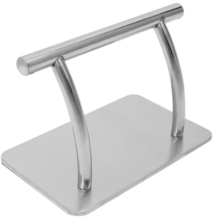 Czyurachel Edelstahl-Fußstütze, Ergonomisch Foot Rest, 201 Edelstahl, Langlebig, Fußstütze für Friseurstuhl aus Edelstahls, für Pediküre, Maniküre, Haarstyling und andere Schönheitsbehandlungen