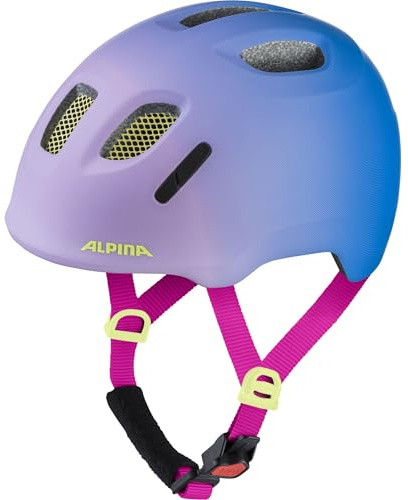ALPINA Ximo 2 L.E. - Leichter, Sicherer & Bruchfester Fahrradhelm, mit optionalen LED-Licht, Für Kinder