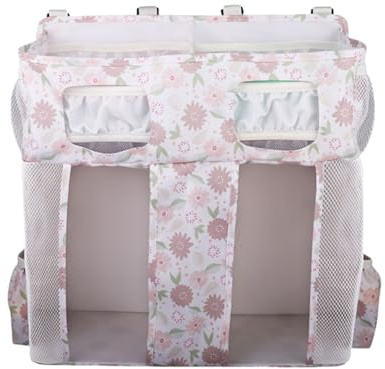 Stacker À Couches - Oxford Crib Nappy Organisateur | Porte-couche Suspendue De Grande Capacité Portable | Placement Flexible Caddie De Couches De Bébé Multi-poche Pour Berceau, Chambre, Dortoir