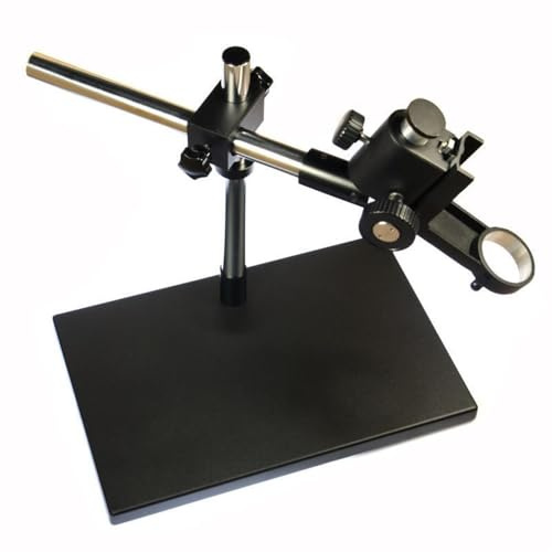 Microscope Accessories Kit 50mm Ring Holder Universal Large Table Stand Dual-arm Heavy Duty Boom Stereo Metal Table Stand For Industrial Microscope Microscope Slides