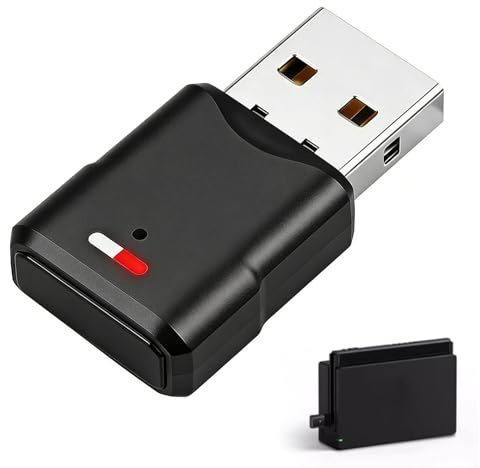 Zolara USB 5.3 Adaptateur Audio Bluetooth Compatible avec PS5/PS4/PC/Switch Console, Dongle Bluetooth USB avec Windows 7/10/8.1/11, pour Enceinte Bluetooth, Casque Audio