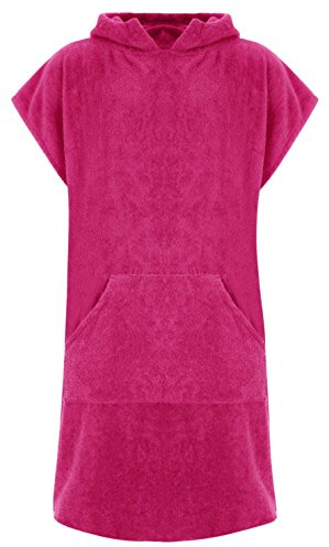 Adore 100% Cotton Unisex Hooded Changing Robe Poncho Towel With Pocket | Terry Towelling Cotton, Soft Absorbent Beach Towel Robe For Swimming, Surf, Pool And Watersports