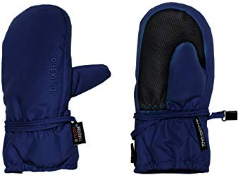 maximo Unisex Baby Mit Daumen mit Reißverschluß mit Band Clickverschluss Fäustlinge