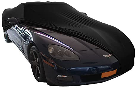 Star Cover Indoor Autoabdeckung kompatibel mit Corvette C6 SUPER Soft Stretch
