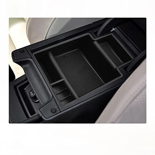 CDEFG Seat Leon 5F 2013-2019 Mittelkonsole Armlehne Aufbewahrungsbox Multifunktionaler Aufbewahrung Auto Center Console Organizer Tray Innenraum Zubehöraum Zubehör (Schwarz)