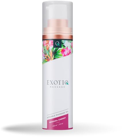 Massageöl mit Aroma Geruch Geschmack Kirsche Essbar 100ml wärmendes Öl Vorspiel Erotisch Intim Tantra Sex Thai Sexöl