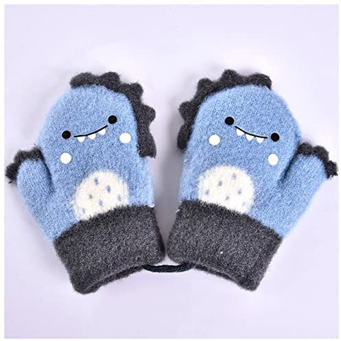 Weihnachtshandschuhe 1 Paar Nette Kawaii Cartoon Dinosaurier Verdicken Warme Infant Baby Jungen Mädchen Winter Warme Handschuhe Neugeborenen Fäustlinge Kinder Handschuh Weihnachtshandschuhe kinder ( C