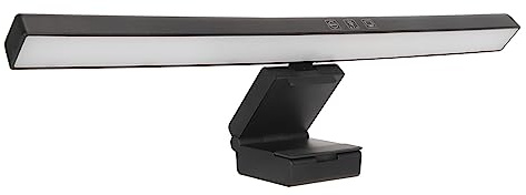 PC LED Lichtleiste, Monitor Lichtleiste, Augenschutz, Stufenloses Dimmen, Zusätzliche Computerbeleuchtung mit Touch Steuerung, Typ C Schnittstelle,