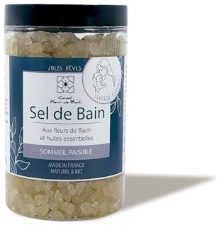 Sal de baño con flores de Bach y aceites esenciales BIO - Sueño tranquilo