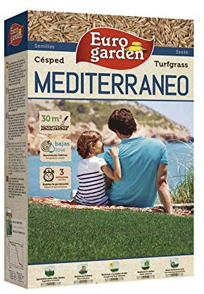 Eurogarden - Sobre de Semillas de Césped Mediterráneo, 1 kg - 4458