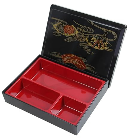 perfk Caja Bento Japonesa, Plato para Servir, Caja de Dulces, Bandeja de Sushi Japonesa, Caja de Almuerzo Bento para Picnic, Lugar de Trabajo, Oficina,