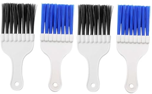 OSALADI 4pcs Radiator Fin Comb for Cleaning Air Conditioner Condenser Long Thin Brush for Refrigerator Coil Brush Coil Cleaner