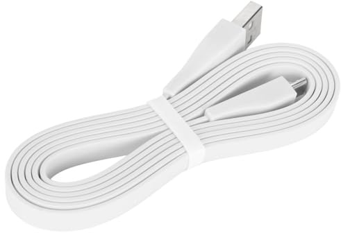 ASHATA Cable de Carga USB de Repuesto para UE, UE Boom Megaboom Mega Boom Altavoz Bluetooth Cable USB de Carga de PC 4 Pies (WHITE)