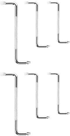 Uonlytech 6pièces Tournevis à Double Tête Coudé à Degrés Micro-tournevis à Tête z Et Plateformes