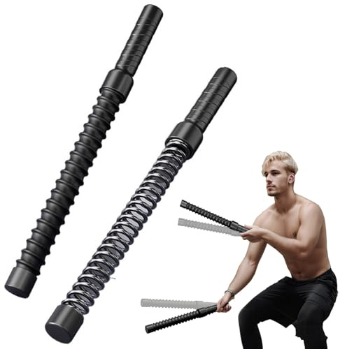 EFGETD Battle Ropes Ohne Seil für Training zu Hause, 2 Pack Schwere Battle Ropes für Armkrafttraining im Home Gym Tragbares Heim Fitnessgerät Workout Rope
