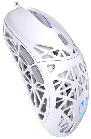 ENDORFY LIV Onyx White, White Gaming Mouse, Ultralight Design (54 g), Maximum 12,000 DPI, PixArt PAW3311, Kailh GM 4.0, USB-A, Dedicated Software, ARGB Backlight, EY6A021