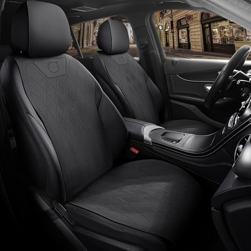 Coprisedili Auto per Volvo EX30 2023 2024 2025,Cuscino della Copertura per Sedile Auto,Traspirante Protezione per Sedili Auto,Coprisedili per Auto,Soft Confortevole,Black- Full Set