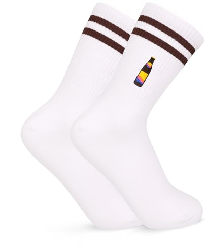 Kaempe Socken für Spezi, Fashion Merch für Paulaner Spezi, Lustige Tennissocken mit Motiv für Männer und Frau für Geschenke