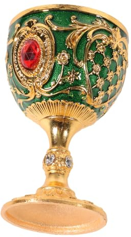 HOMOBABE Copa de Licor Retro de Metal Vintage Taza Portátil Reutilizable para Fiestas y Decoración Elegante