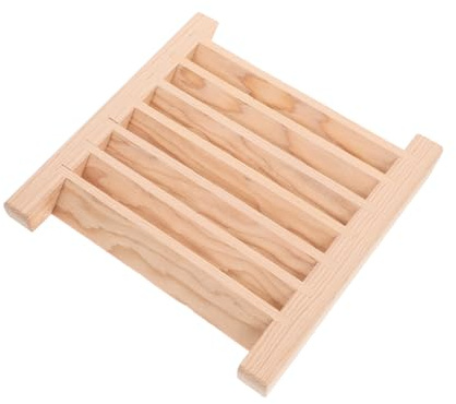 iplusmile Rejilla de Ventilación de Madera para Sauna Repuesto de Panel Accesorios Esenciales Ventilación Sala de Vapor Ventana Persiana para Sauna Panel de Madera Suministro