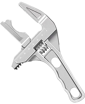 Chiave regolabile grande, chiave inglese regolabile di servizio pesante, 0,5-7 cm, strumenti manuali per idraulica, spazzatura, auto, bicicletta, freni elettrici, , bicicletta, rubinetto a