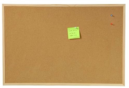 Kork-Tafel 1 stücke Büro Kork Bord Holz Hängen Bulletin Board 30X40 cm for Dekorieren Wände Display Bilder Schreiben nachrichten, Etc