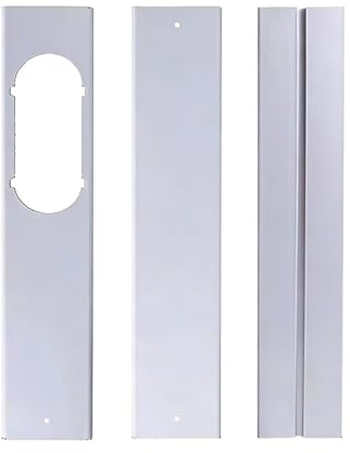 Kit De Aire Acondicionado Portátil For Ventana, Placa Deslizante, Adaptador Ajustable, Protector Contra El Viento, Manguera De Escape, Conector De Tubo, Piezas(3pcs-165cm)