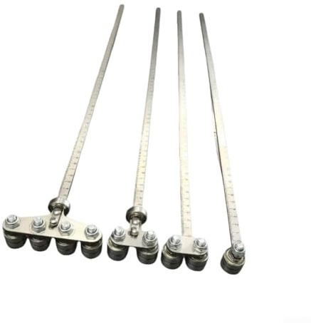 Étriers de positionnement en acier inoxydable, outil de mesure pour scie électrique de coupe du bois, règle de guide de scie circulaire, planche à bois, étriers pour menuiserie et atelier (C)