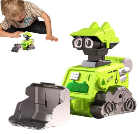 Tirez la voiture jouet en arrière, remontez la voiture pour les tout-petits | Trottinette Bulldozer Road avec articulations mobiles pour enfants de plus de 3 ans
