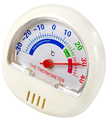 Szaerfa l'usine thermographe thermomètre réfrigérateur congélateur plein air. (blanc)