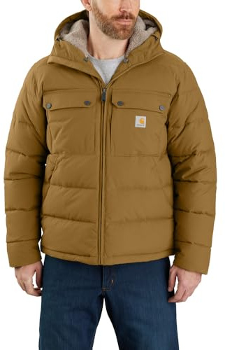 Carhartt Vinterjacka för män, lös passform, mellanvikt, isolerad, Ek, M