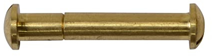 Ersatzteile Teakmöbel Ersatzschraube Messing Hülsenschraube 64-mm 2-teilig
