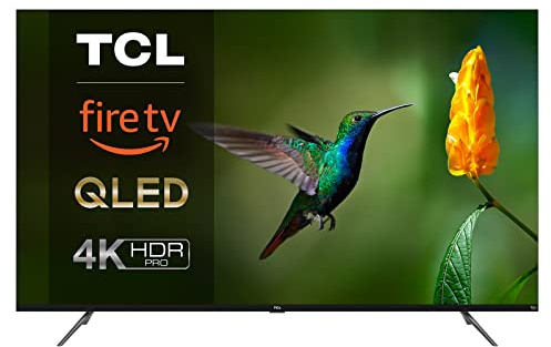 TCL 55CF630K 139cm (55 inch) QLED Fire TV (4K Ultra HD, HDR 10+, Dolby Vision & Atmos, Smart TV, Game Master, 60Hz Motion clarity, Press & Ask Alexa), Black