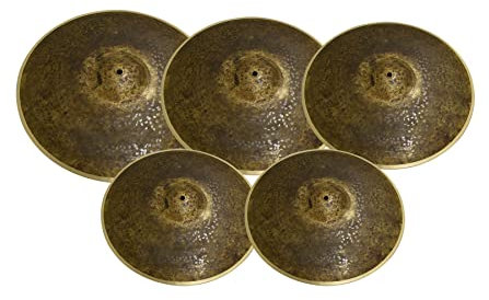 Cymbal Sets Juego De Platillos Hechos A Mano B20 14''HH+16''Crash+18''Crash+20''Ride+Cymbal Bag platillo