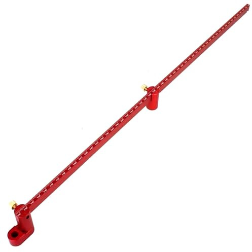 JCFANTS 550mm Circle Compass, Large Woodworking Compass Scriber, Drawing Tool (Red)