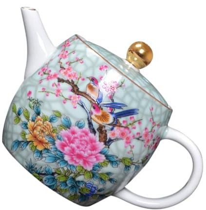 1 Tetera De Cerámica Tetera Con Infusor Tetera Para Bebidas Frías Tetera De Porcelana Jarra De Tetera De Porcelana Teteras Chinas Para Tetera Oficina Cerámica De