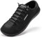 HOBIBEAR Unisex Wide Trainers for Men Women Outdoor Trail Running Minimalist Walking Shoes Lightweight and Breathable All Black