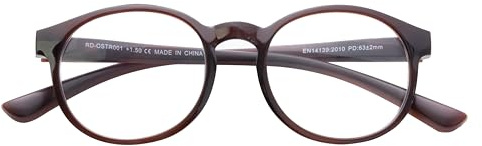 SKYWAY Blaulichtfilter Brille für Damen Herren, TR90-Rahmen Leicht Blaulicht Brille Computer-Gaming-Brille, Anti-Augenbelastung UV Schutz (Braun)