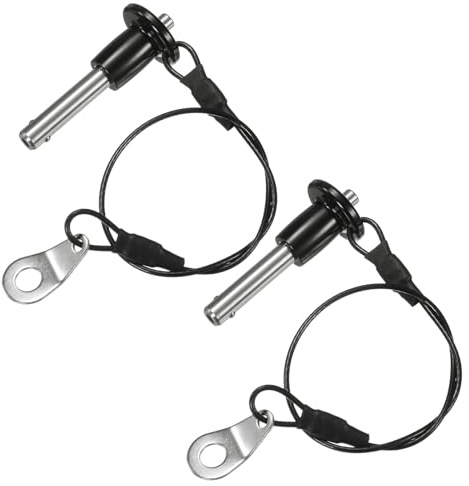M METERXITY 2Pcs Perno A Sfere Con ostacolareggio 6mm Diametro 20mm Lunghezza Utilizzo Maniglia A Pulsante Perno A Sgancio Rapido