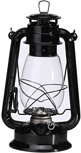 XWBLDBDFC Lámpara de queroseno retro, lámpara de aceite de parafina grande para huracanes, linterna de combustión, linterna portátil para camping, tienda de campaña al aire libre, equipo de