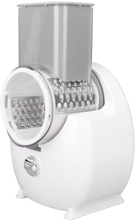 Trituratore elettrico per verdure, grattugia per formaggio in acciaio inossidabile alimentata a batteria, facile da usare, grattugia elettrica efficiente per frutta, verdura e