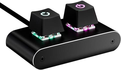 Démarrage à Distance Externe PC de Bureau PC Plug Play Déclencheur léger | Contrôle Externe Pour Machine De Bureau En Aluminium Passionnés Bureaux Café Maison Professionnels